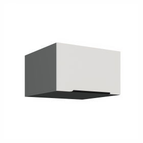 Horní skříňka Aria ANT 60 NAGU-36 1F Barva korpusu: Antracit, Barva dvířek: WH - Crystal white AFM