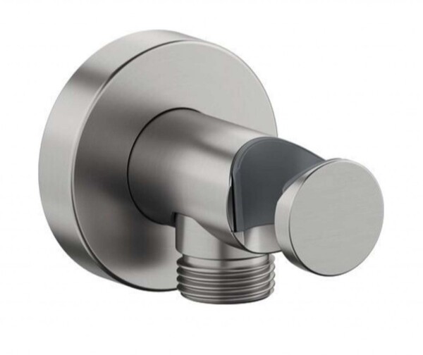 DURAVIT - Příslušenství Sprchové kolínko s držákem, kartáčovaný nerez UV0630009070