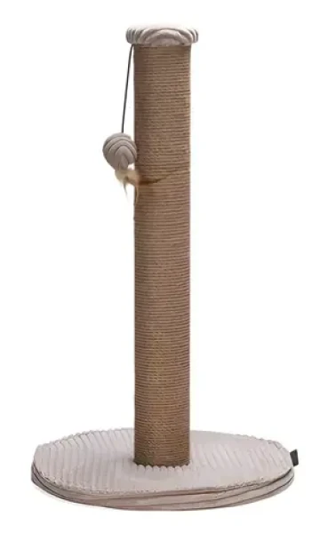 DESIGNED BY LOTTE Škrabadlo růžové 41x70x41cm / Pro kočky / Vertikální škrábání / Jutové lano