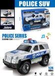 Auto policejní s efekty 15 cm