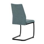 Jídelní židle, zelená, hladká látka, DCL-438 GRN2