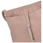 Trendy dámská malá kožená crossbody Simona, tělová