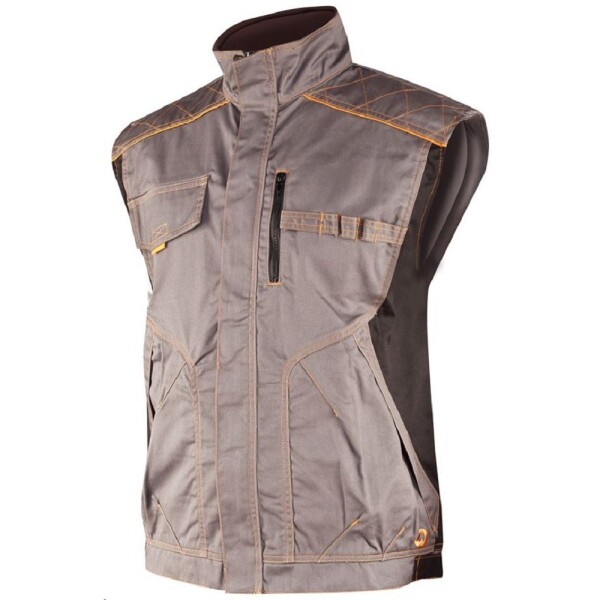 Montérková vesta VISION 05 H9114 šedá 54 šedá