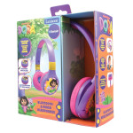 Lexibook 2v1 bluetooth skládací sluchátka Dora průzkumnice s limitem hlasitosti - Alltoys Lexibook