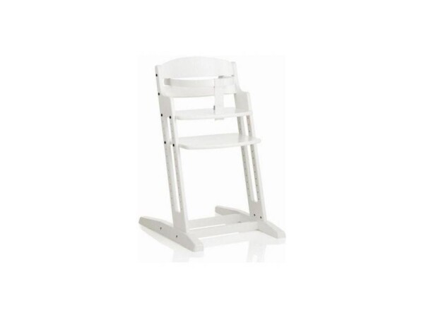 Jídelní židlička BabyDan Danchair - white