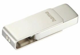 Hama USB Uni-C Rotate Pro 32 GB stříbrná / Flash disk / USB-C 3.1 / čtení: až 70 MBs (182494)