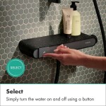 HANSGROHE - Activera Select S Sprchový set s termostatem, 2 proudy, EcoSmart, matná černá 28087670