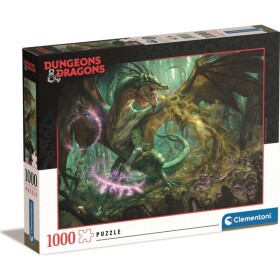 Clementoni Puzzle Dungeons &amp; Dragons - Drak 1000 dílků - Clementoni