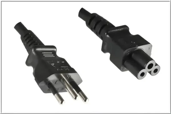 MicroConnect Power Cord Brazil typ N - C5 1.8m černá / Brazilská koncovka (PE010818BRAZIL)