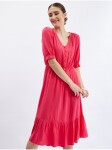 Orsay Tmavě růžové dámské šaty dámské