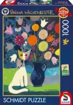 SCHMIDT Puzzle Rosina Wachtmeister: Bílá kočka