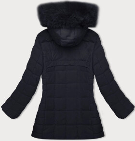 Tmavě modrá prošívaná dámská zimní bunda J Style (16M9119-215) odstíny modré S (36)