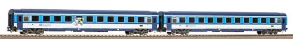 Piko 58270 Sada 2 osobních vozů Eurofima 2. třídy CD V