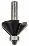 BOSCH 2608628352 / Fazetovací a drážkovací fréza tvaru V / Šířka 11 mm / 45° / Pracovní délka 15 mm / Stopka 8 mm (2608628352)