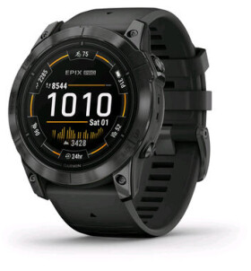 Garmin epix Pro (gen2) Standard Edition šedo-černá / Chytré hodinky / GPS / 1.4" d. displej / mapy / BT / voděodolné (010-02804-21)