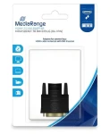 MediaRange HDMI/DVI-D černá / Adaptér / HDMI (F) - DVI-D (M) / 18+1 pin / pozlacené kontakty (MRCS170)