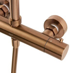 Sprchový systém SAT Aurum s termostatickou baterií broušený rose gold SATSSTKAURBRG SATSSTKAURBRG