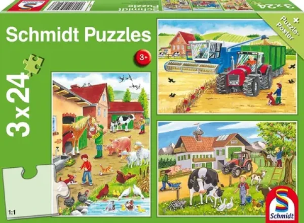 SCHMIDT Puzzle Na farmě