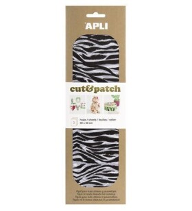 APLI Cut&Patch papír 30 x 50 cm - Zebra 3 ks