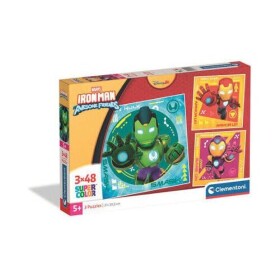 Puzzle Iron Man a jeho úžasní přátelé 3x48 dílků