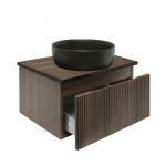Koupelnová skříňka s krycí deskou SAT Evolution 58x30x44,8 cm ořech mat SATEVO60NAD SATEVO60NAD