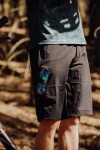 Kraťasy FORCE REBEL MTB bez vložky, černé (Barva černá, velikost XS)