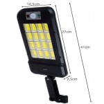 Solární pouliční lampa Izoxis 19444 240 LED