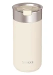 QUOKKA Termohrnek se sítkem Boost 400 ml béžová / Nerezová ocel / Sítko na kávu a čaj