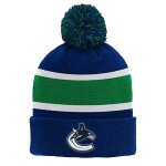Outerstuff Dětská zimní čepice Vancouver Canucks NHL Cuffed Beanie With Pom