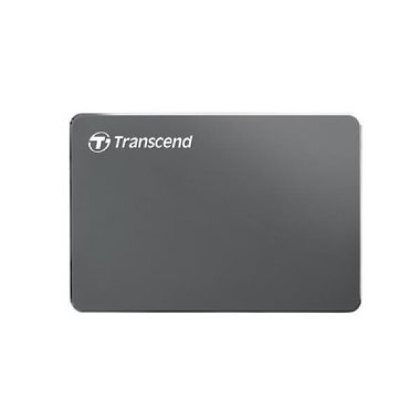 Transcend StoreJet 25C3N 2TB / 2.5” HDD / USB 3.0 / ultra-tenký / 5400rpm / hliníkové pouzdro (TS2TSJ25C3N)