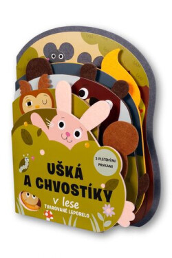 Ušká a chvostíky v lese Tvarované leporelo