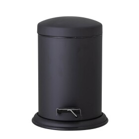Bloomingville Odpadkový koš Loupi Matt Black, černá barva, kov