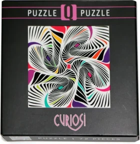 CURIOSI Čtvercové puzzle Q Shake: Vzor II