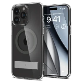 Pouzdro Spigen Ultra Hybrid S MagSafe Graphite iPhone 15 Pro Max