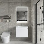 Erga Harper, LED zrcadlo 60x80cm, 2185 lm, 6500K, přední/zadní osvětlení, ERG-V01-113-6080-00