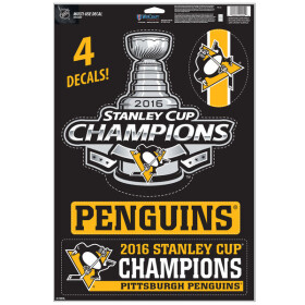 Wincraft Nálepky Pittsburgh Penguins 2016 Stanley Cup Champions