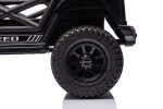 Mamido Elektrické autíčko OFFROAD černé 12V Vysoký podvozek, široké sedadlo, Odpružené nápravy, 2,4 GHz Dálkové ovládání LED světla