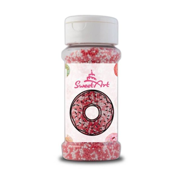 Cukrový máček SweetArt červený a bílý (90 g)