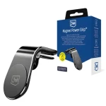 3mk Magnet Power Grip černá / Magnetický držák do auta / Uchycení na mřížku chladiče