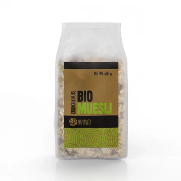 BIO Müsli - VanaVita (křupavé ořechy, 500 g) (36388-1-500g-crunchy-nuts)