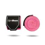 Boxerské bandáže 4 m - GymBeam (růžová) (87010-2-pink)