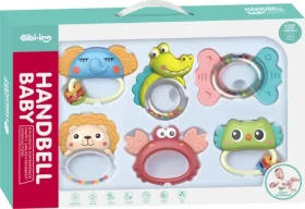 CHIPOLINO Sada chrastítek s kousátky Animals 6ks / od narození (DRN02460879)