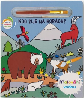 Malování vodou Kdo žije na horách?