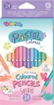 Colorino Pastel - kulaté oboustranné pastelky 12 ks / 24 barev