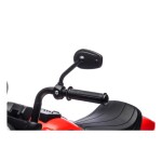 Mamido Dětská elektrická motorka Chopper Faster červená