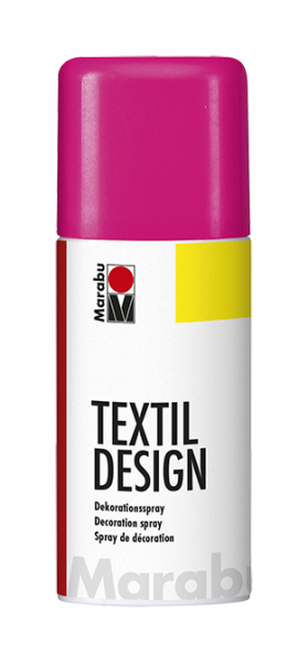 Barva na textil ve spreji Marabu Textil Design spray 150 ml - růžová neonová 334