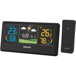 SENCOR SWS 4100 B Meteostanice / barevný LCD / bezdrátové čidlo (8590669349616)