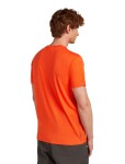 Pánské merino tričko s krátkým rukávem ICEBREAKER Mens 150 Tech Lite SS Tee Bear Tour, Fervid velikost: S