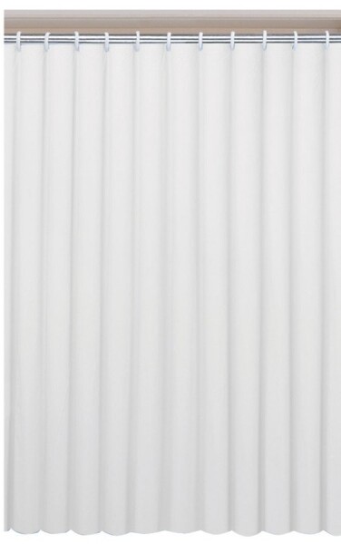 AQUALINE - Sprchový závěs 120x200cm, PEVA, bílá ZV039