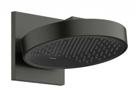 HANSGROHE - Rainfinity Hlavová sprcha, průměr 25 cm, EcoSmart, kartáčovaný černý chrom 26227340